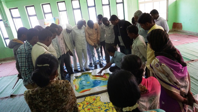 Surface and subsurface was explained to the stakeholders by the facilitators were women also participated actively